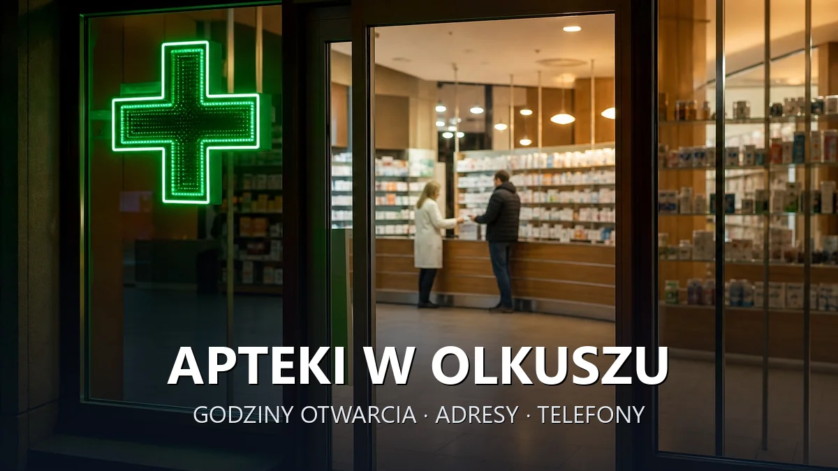 Apteki w Olkuszu - godziny otwarcia i dyżury