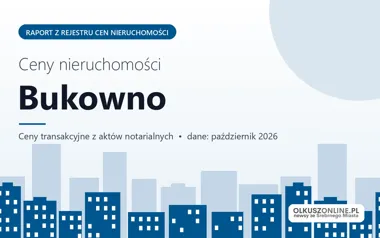 Ceny mieszkań w Bukownie — październik 2026