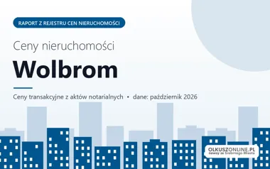 Ceny mieszkań w Wolbromiu — październik 2026