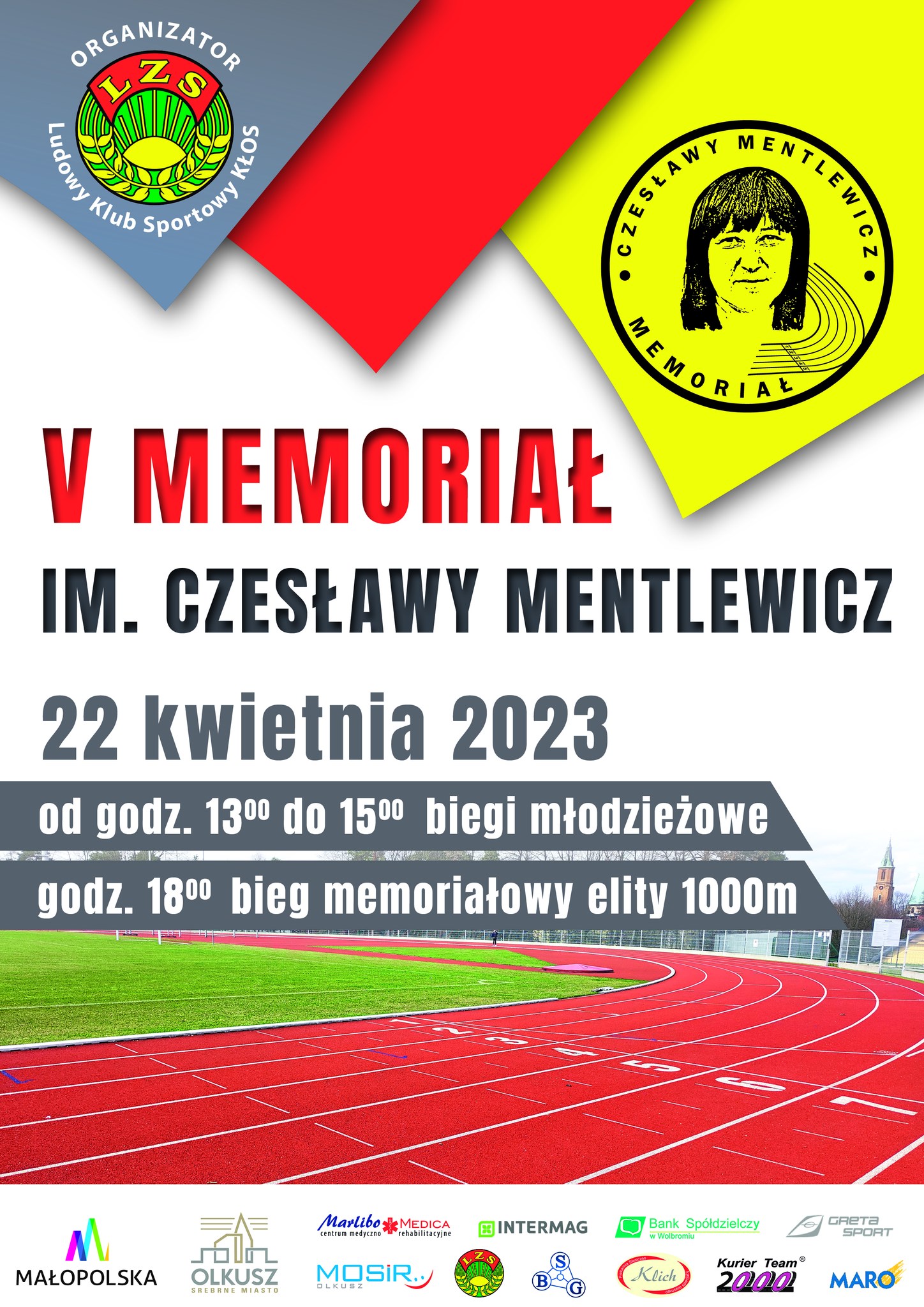 Plakat zapowiadający zawody