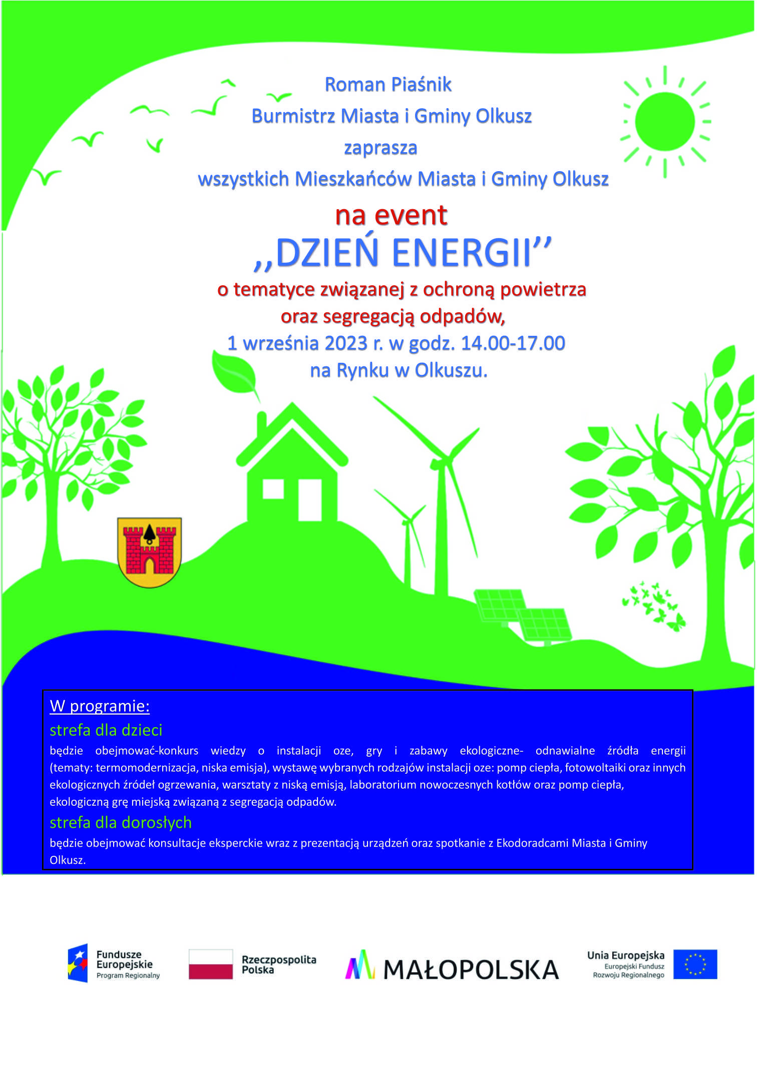 UM Olkusz:  						Event ekologiczny