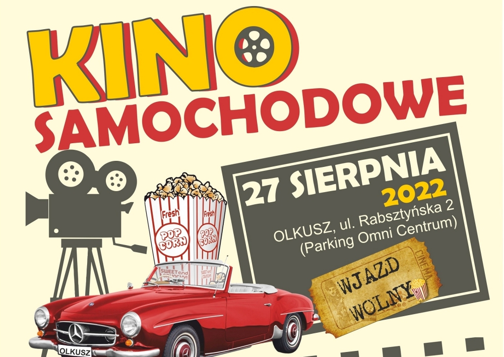 kino samochodowe sierpen 2022