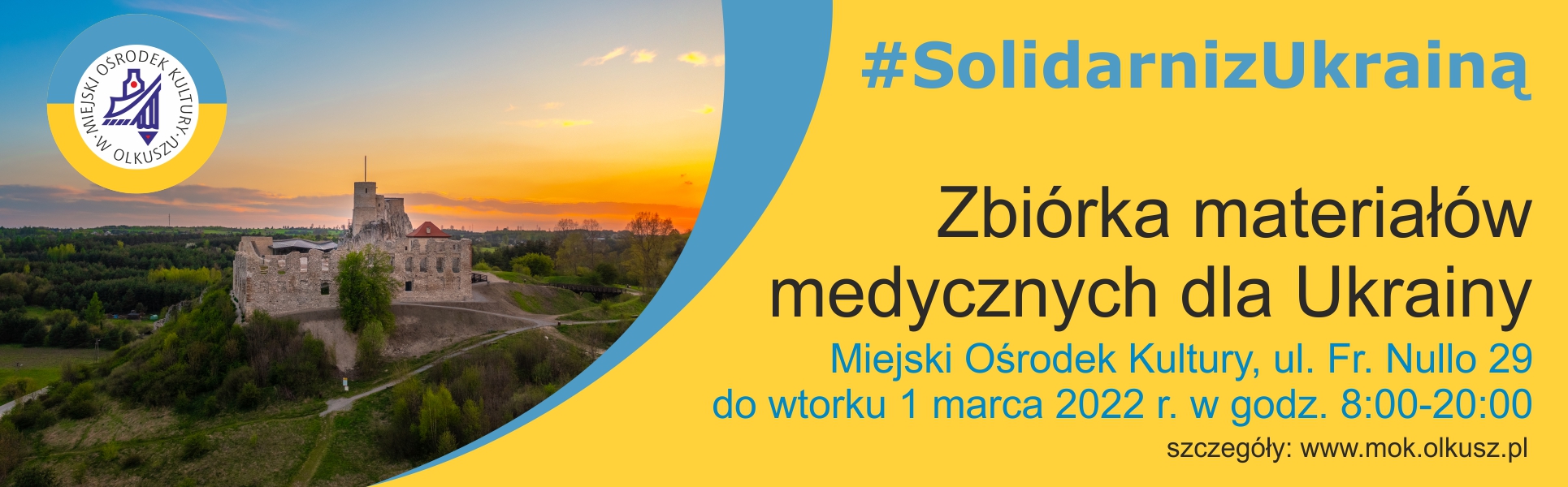 Ukraina zbiorka baner