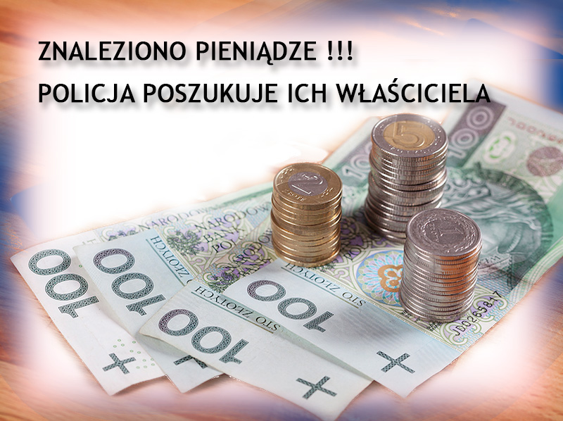 Znaleziono pieniądze