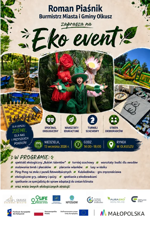 Grafika promocyjna wydarzenia Eko event