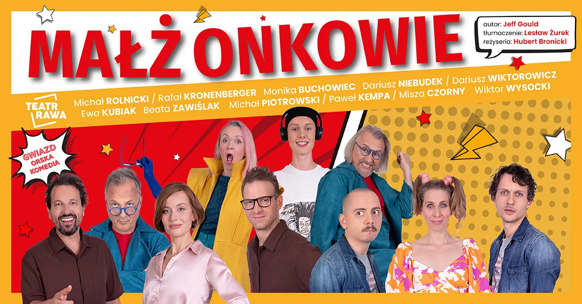 Grafika promocyjna wydarzenia Komedia teatralna o relacjach małżeńskich w MOK Olkusz