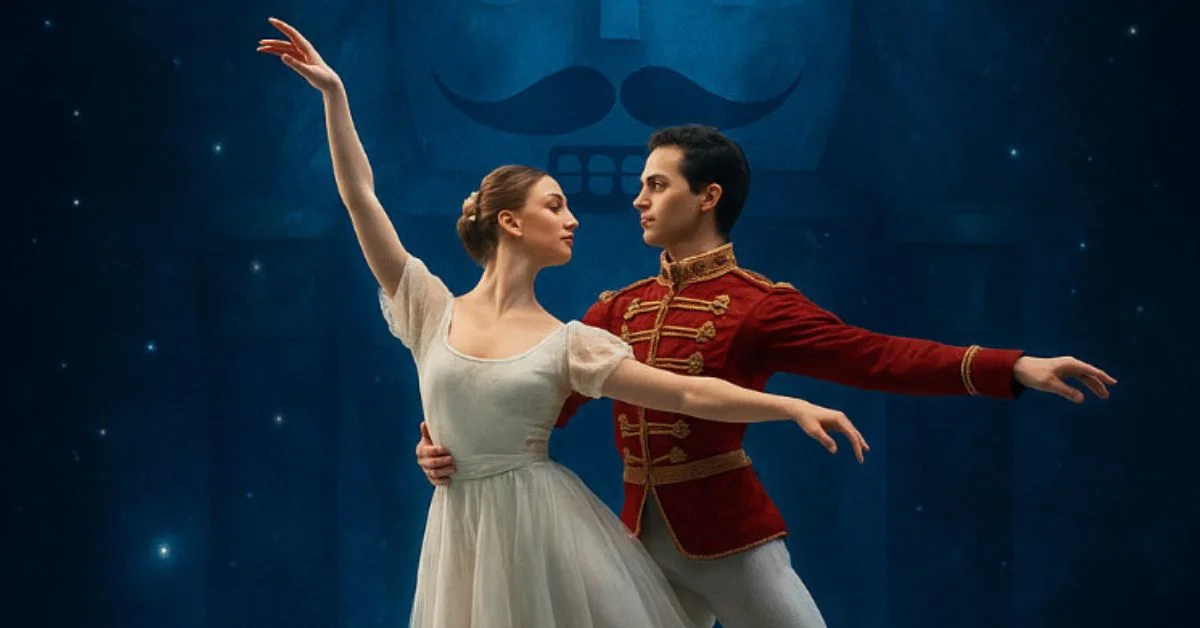 Grafika promocyjna wydarzenia International Grand Ballet: Dziadek do orzechów w Olkuszu