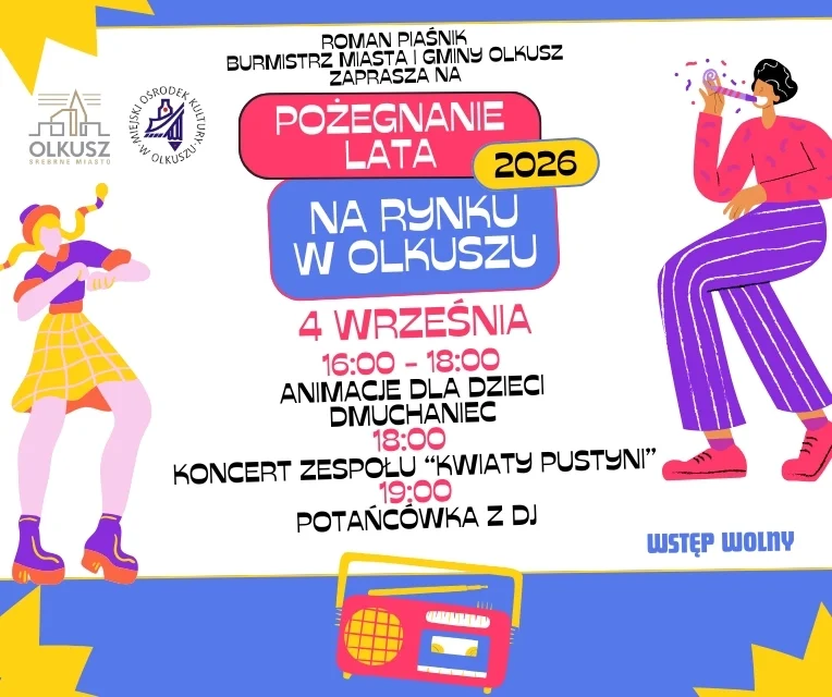 Grafika promocyjna wydarzenia Pożegnanie Lata