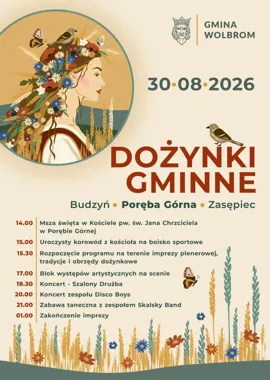 Grafika promocyjna wydarzenia Dożynki Gminne 2026
