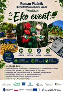 Grafika promocyjna wydarzenia Eko event