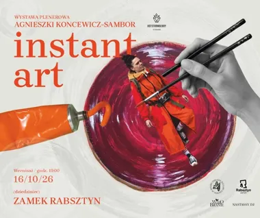Grafika promocyjna wydarzenia Instant Art – Wystawa