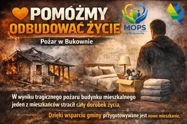 Po pożarze w Bukownie gmina szuka wyposażenia dla starszego mieszkańca