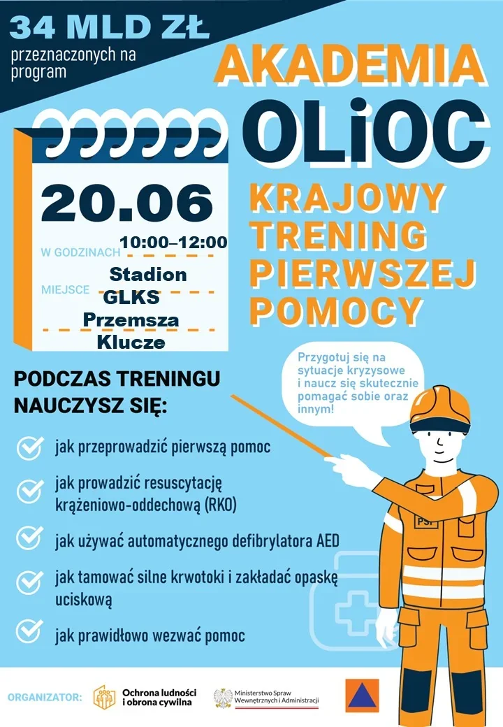 W Kluczach nauczą ratować życie. Rusza krajowy trening pierwszej pomocy