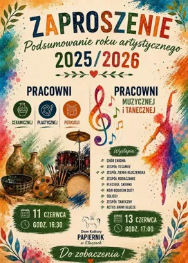 W Domu Kultury Papiernik zabrzmi finał roku artystycznego CKTiR