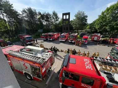 Leśny alarm pod Kluczami. Służby sprawdziły się w dużym scenariuszu