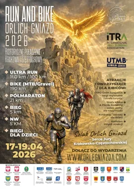 Klucze na trasie wielkiego biegu i rowerowego wyzwania Orlich Gniazd