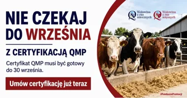 Sam wniosek nie wystarczy. Rolnicy muszą zdążyć z certyfikatem QMP
