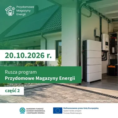 Do 19 tys. zł na domowy magazyn energii. Nabór także dla mieszkańców Kluczy