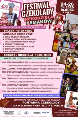 Słodki festiwal na olkuskim Rynku. Czeka 2000 porcji czekolady