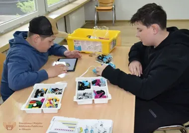 LEGO, kod i sejf w bibliotece - w Olkuszu dzieci weszły w świat inżynierii