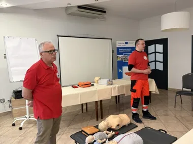 Policjanci z Polski i Słowacji ćwiczyli w Olkuszu scenariusze, które ratują życie