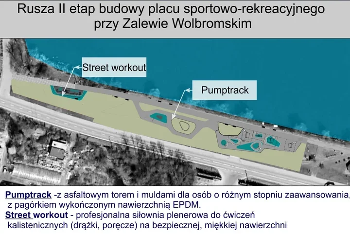 W Wolbromiu nad zalewem powstaną dwa nowe miejsca do treningu