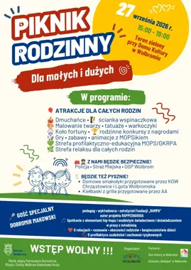 Rodzinne popołudnie w Wolbromiu. Dmuchańce i spotkanie z Dobromirem Makowskim