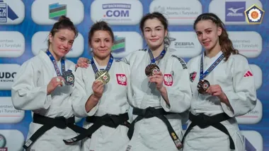 Judoczka z Wolbromia sięgnęła po złoto po czterech wygranych walkach
