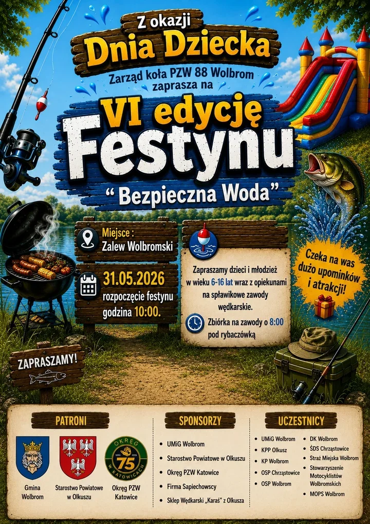 Nad Zalewem Wolbromskim szykuje się dzień pełen atrakcji i wędkarskich emocji